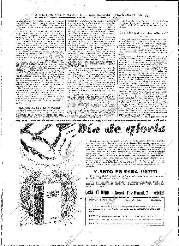 ABC MADRID 20-04-1930 página 54