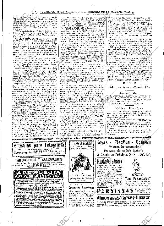 ABC MADRID 20-04-1930 página 59