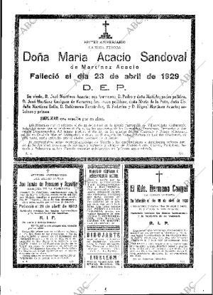 ABC MADRID 20-04-1930 página 65