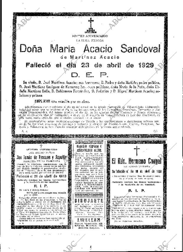 ABC MADRID 20-04-1930 página 65