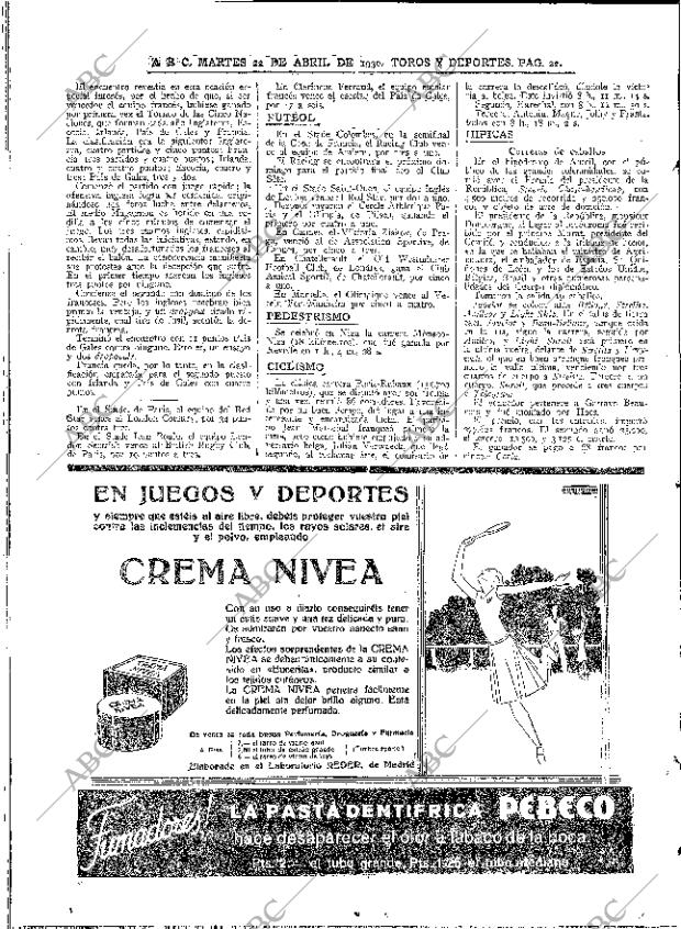 ABC MADRID 22-04-1930 página 22