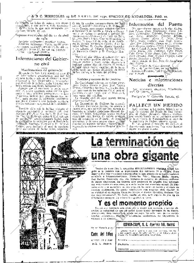 ABC SEVILLA 23-04-1930 página 22