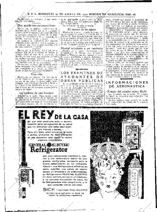 ABC SEVILLA 23-04-1930 página 26