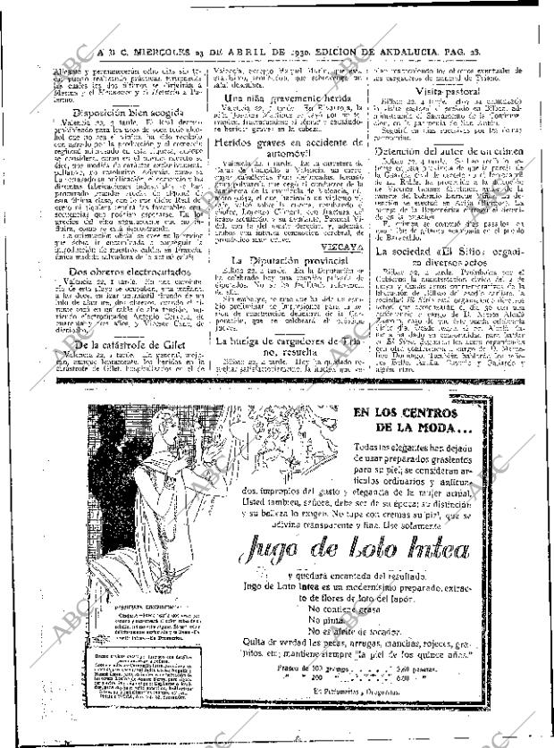 ABC SEVILLA 23-04-1930 página 28