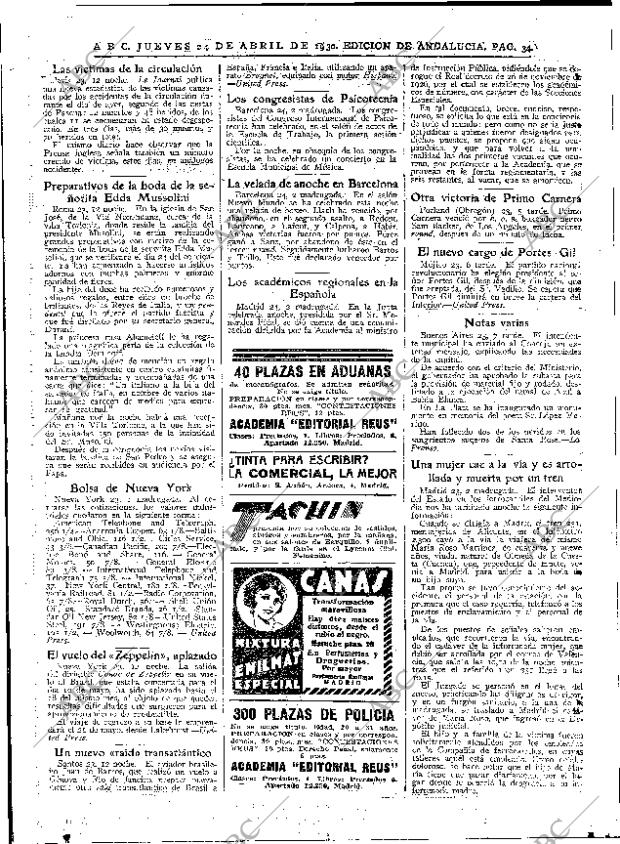 ABC SEVILLA 24-04-1930 página 34