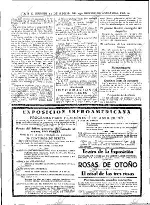 ABC SEVILLA 25-04-1930 página 20