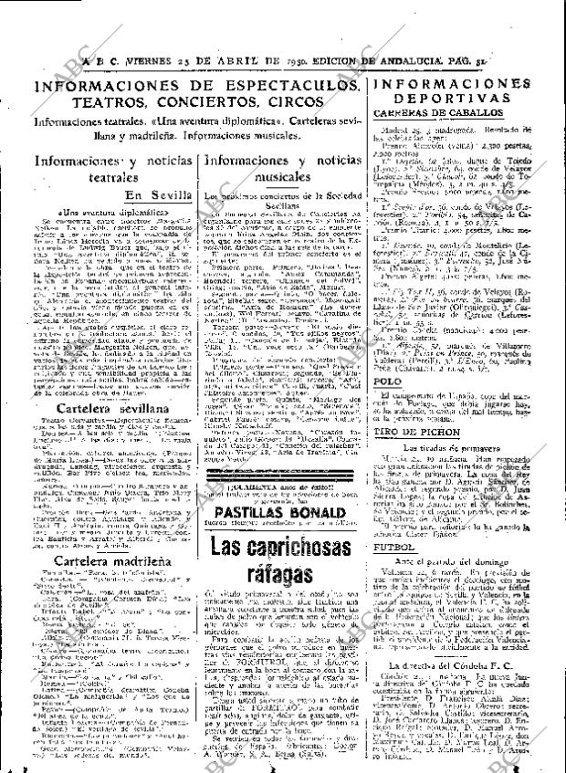 ABC SEVILLA 25-04-1930 página 31
