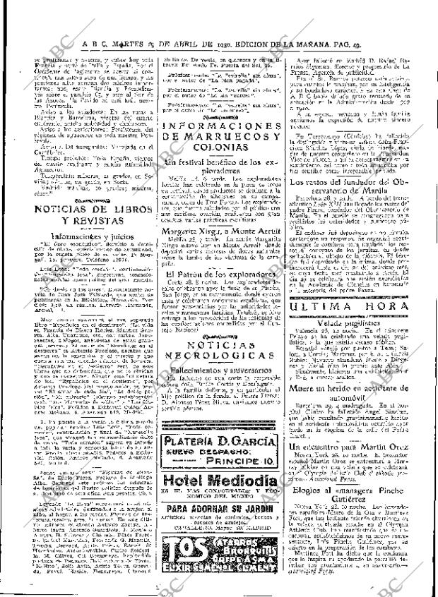 ABC MADRID 29-04-1930 página 49