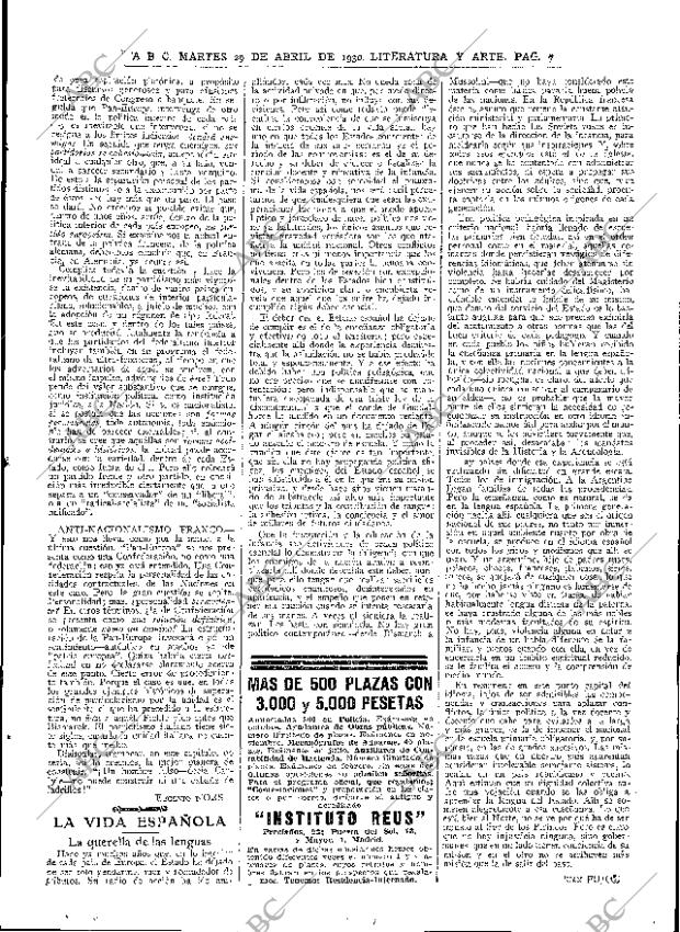 ABC MADRID 29-04-1930 página 7