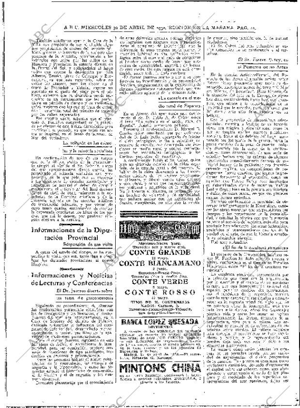 ABC MADRID 30-04-1930 página 22