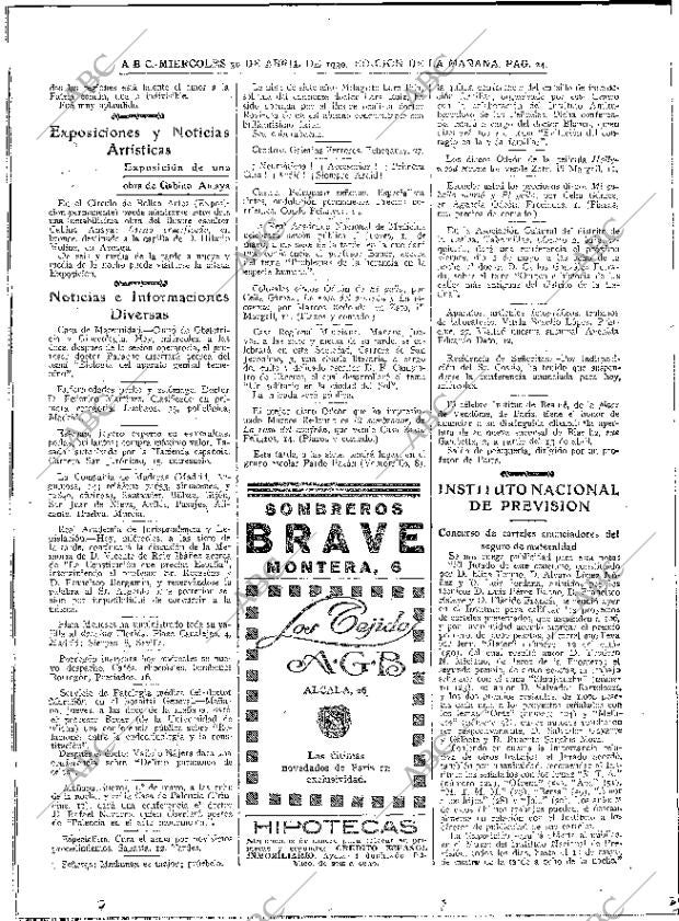 ABC MADRID 30-04-1930 página 24