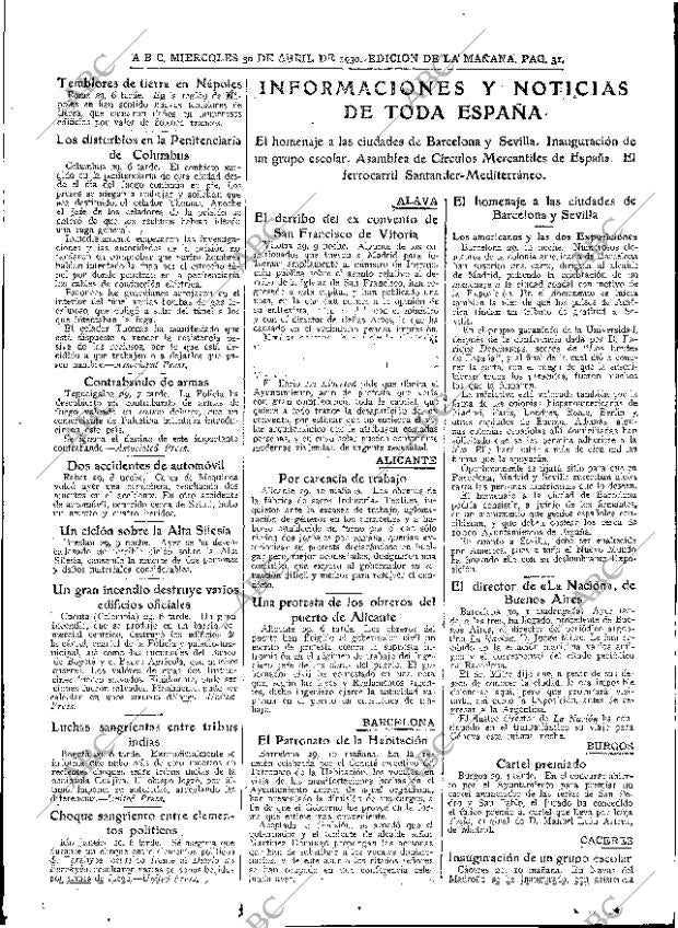 ABC MADRID 30-04-1930 página 31