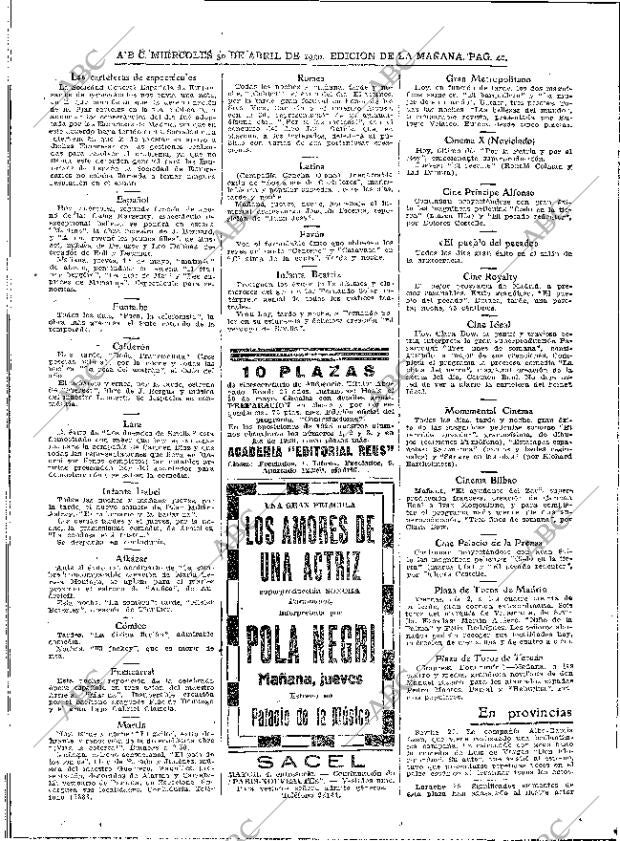 ABC MADRID 30-04-1930 página 40