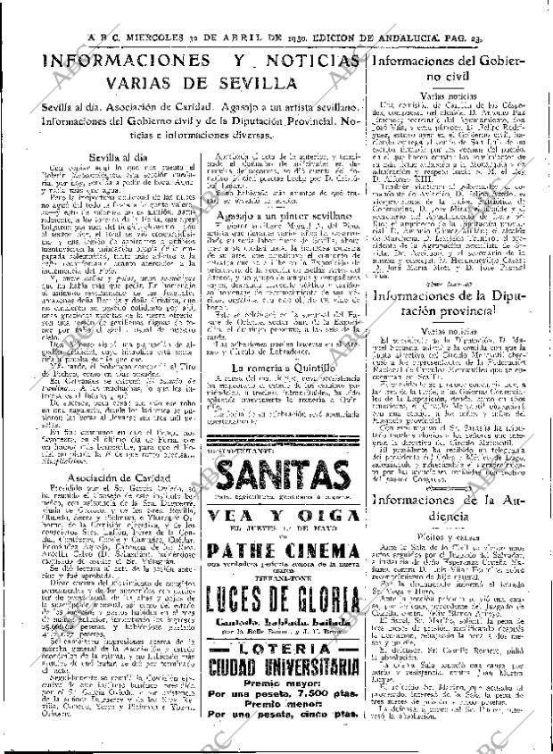 ABC SEVILLA 30-04-1930 página 19