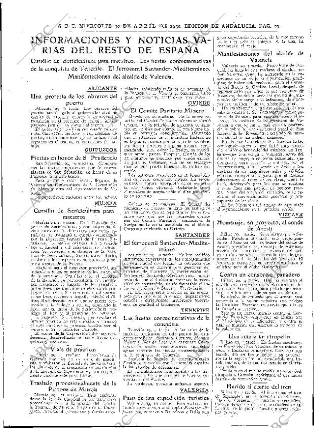 ABC SEVILLA 30-04-1930 página 25