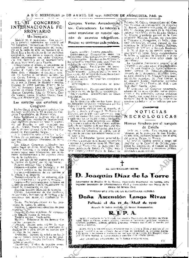 ABC SEVILLA 30-04-1930 página 26