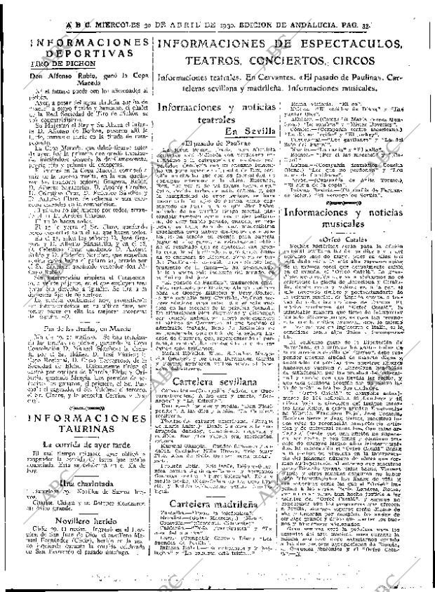 ABC SEVILLA 30-04-1930 página 29
