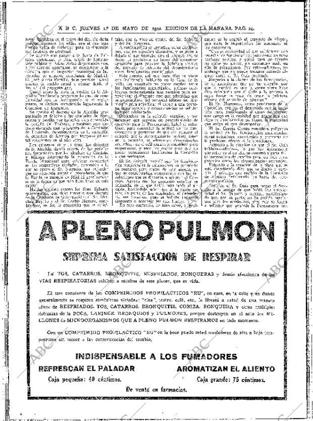 ABC MADRID 01-05-1930 página 24