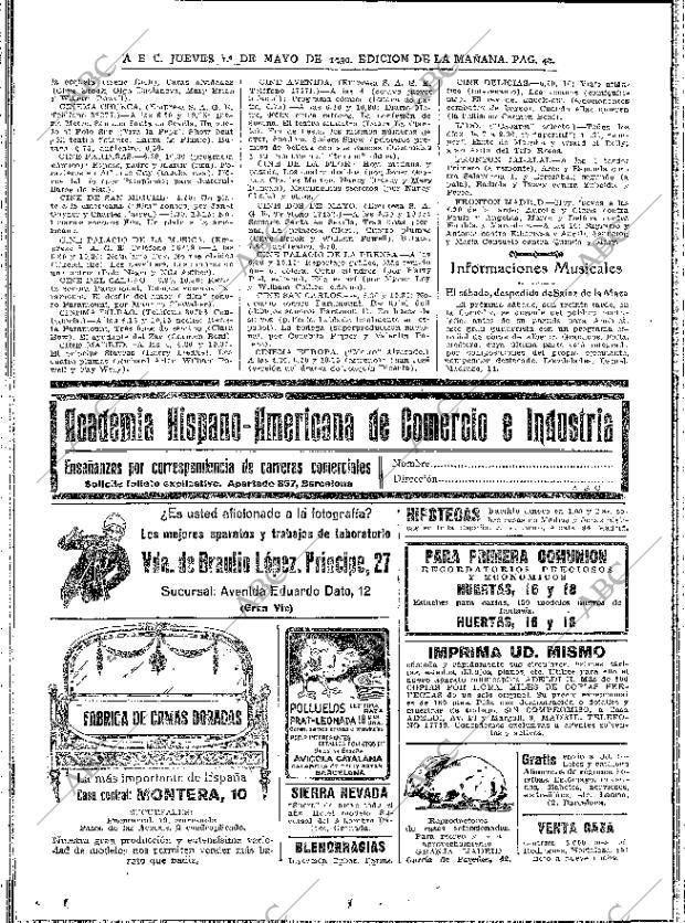 ABC MADRID 01-05-1930 página 40