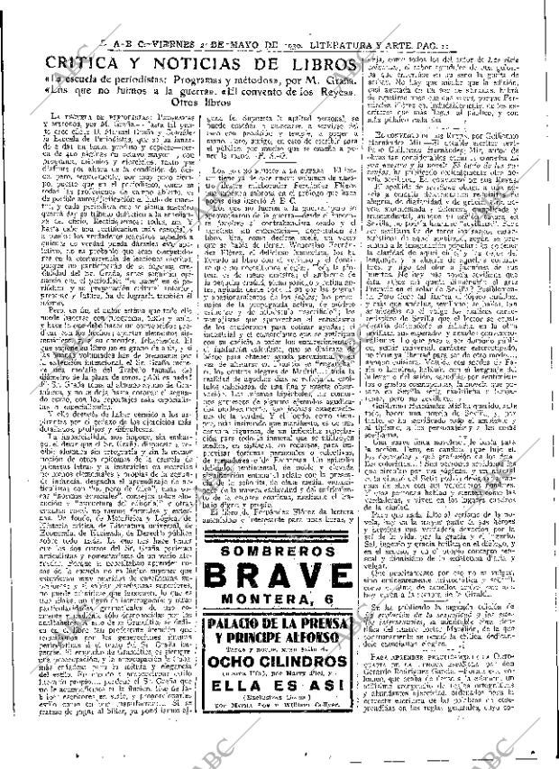 ABC MADRID 02-05-1930 página 11