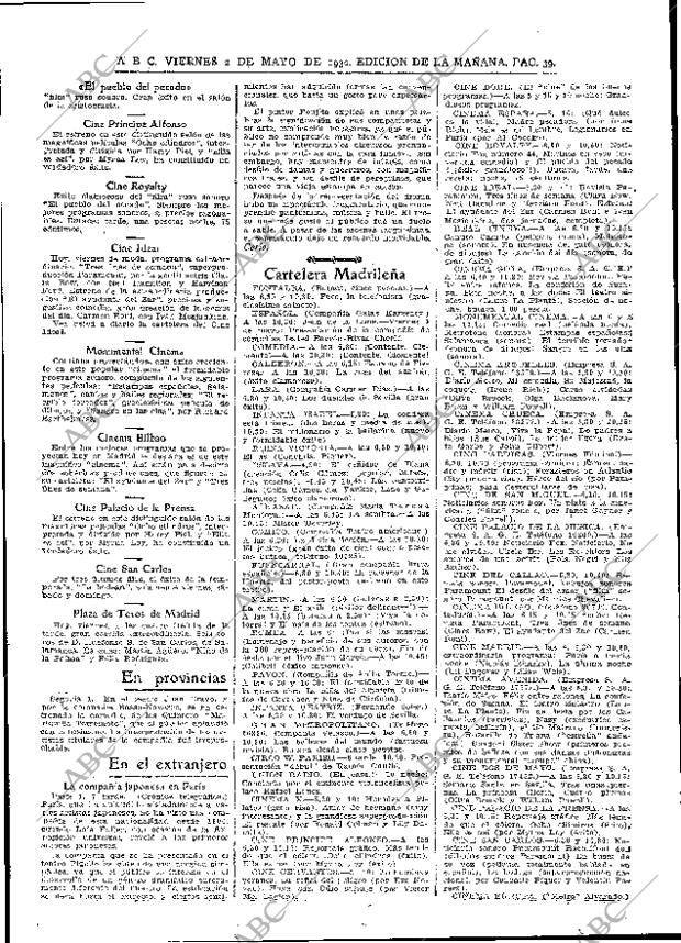 ABC MADRID 02-05-1930 página 39