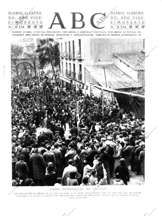 ABC MADRID 03-05-1930 página 1