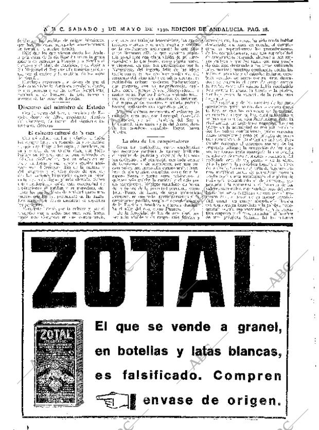 ABC SEVILLA 03-05-1930 página 18