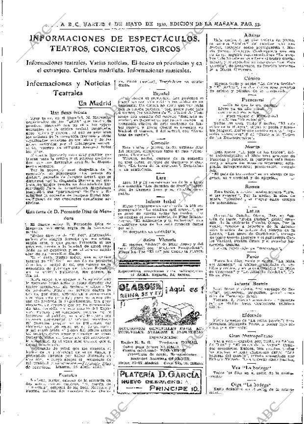 ABC MADRID 06-05-1930 página 53