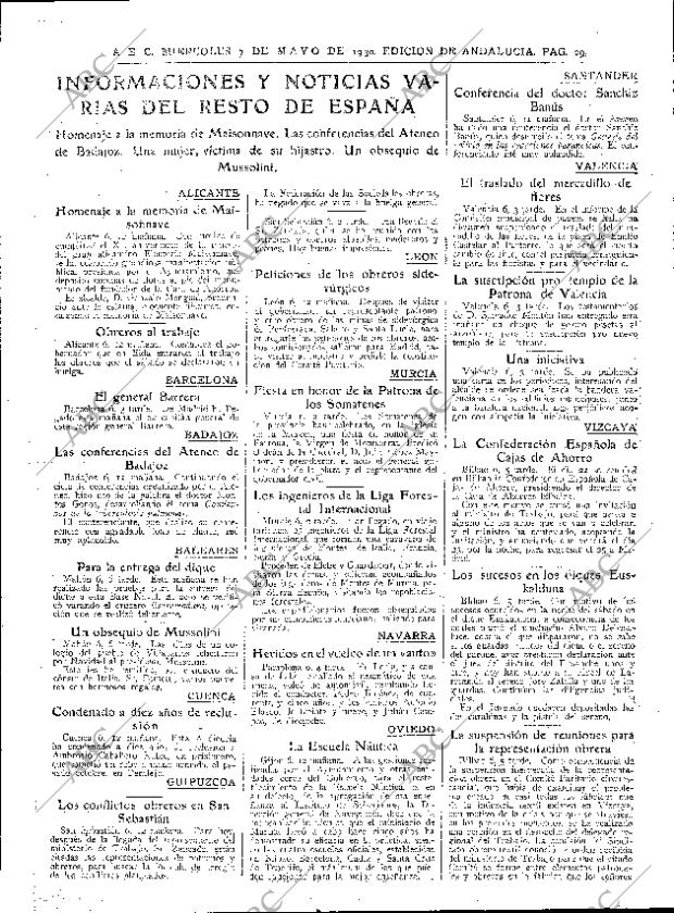 ABC SEVILLA 07-05-1930 página 29