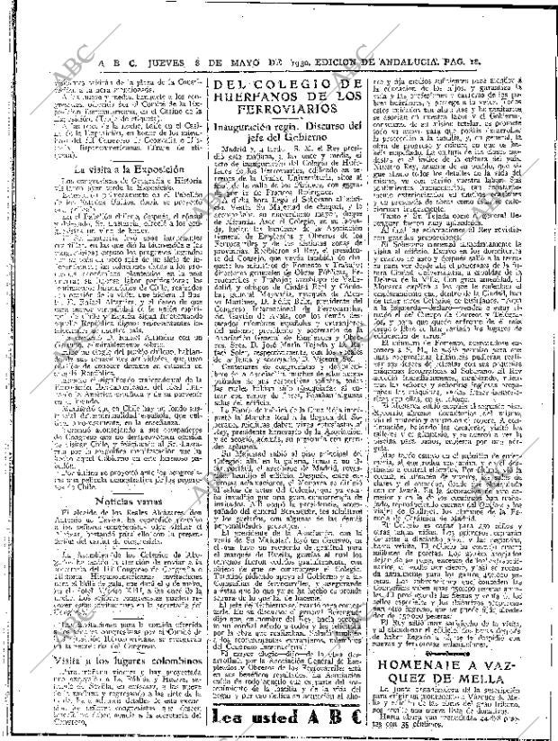 ABC SEVILLA 08-05-1930 página 18