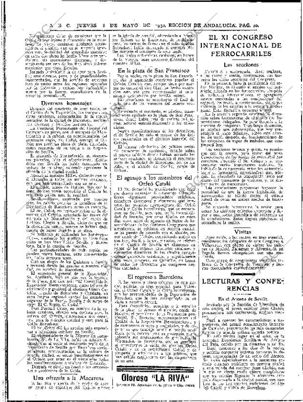 ABC SEVILLA 08-05-1930 página 20