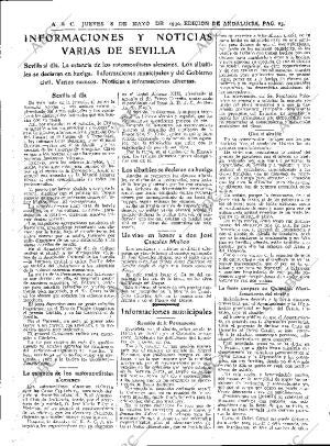 ABC SEVILLA 08-05-1930 página 23