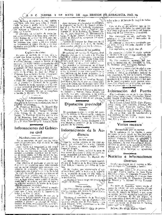 ABC SEVILLA 08-05-1930 página 24