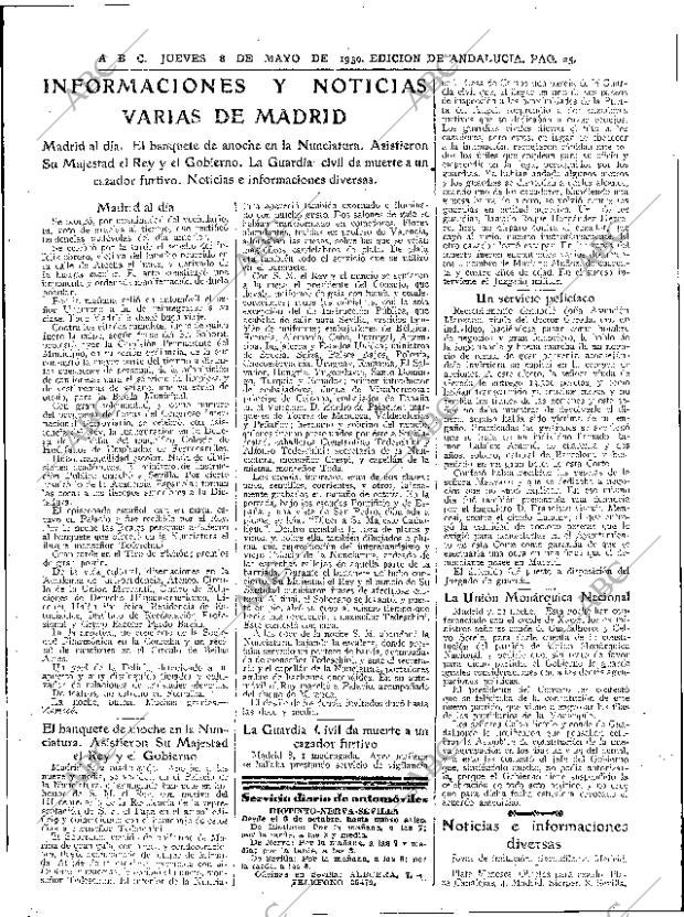 ABC SEVILLA 08-05-1930 página 25