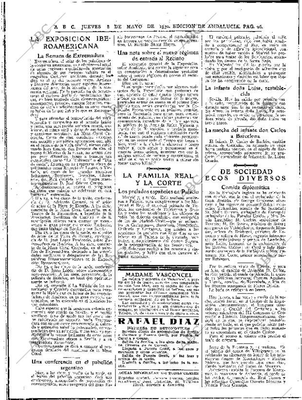 ABC SEVILLA 08-05-1930 página 26