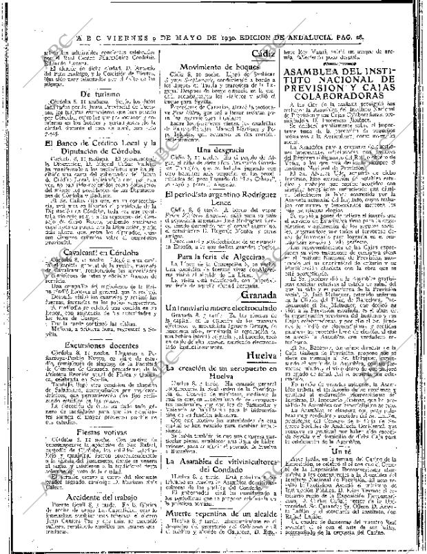 ABC SEVILLA 09-05-1930 página 28