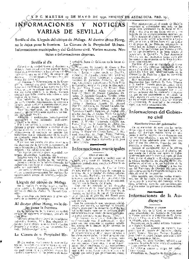 ABC SEVILLA 13-05-1930 página 23