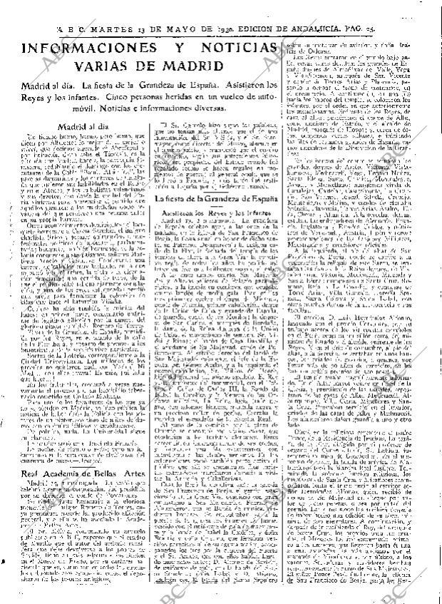 ABC SEVILLA 13-05-1930 página 25