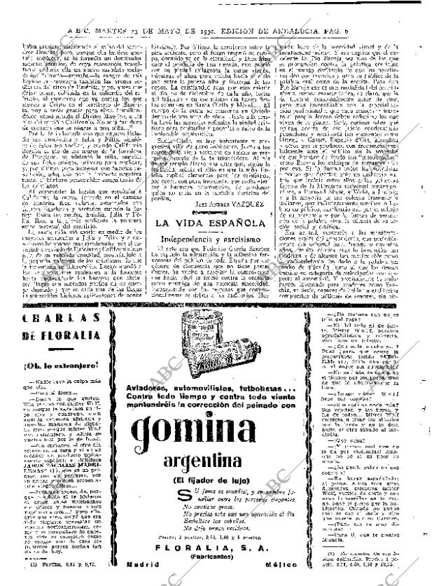 ABC SEVILLA 13-05-1930 página 6