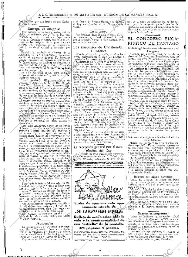 ABC MADRID 14-05-1930 página 22