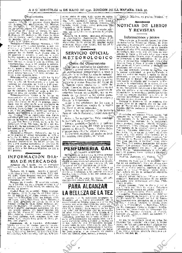 ABC MADRID 14-05-1930 página 35