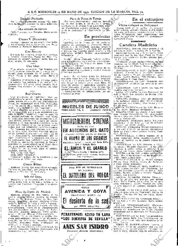 ABC MADRID 14-05-1930 página 39