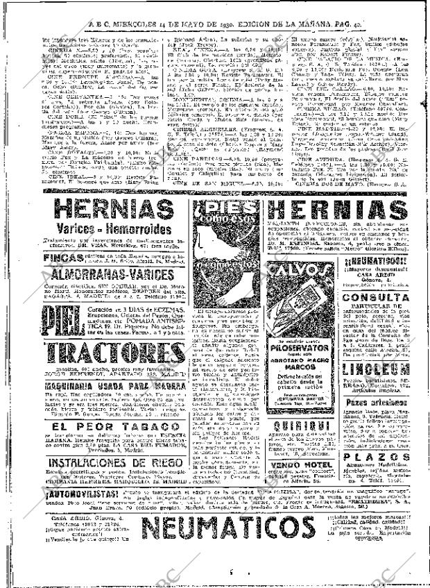 ABC MADRID 14-05-1930 página 40