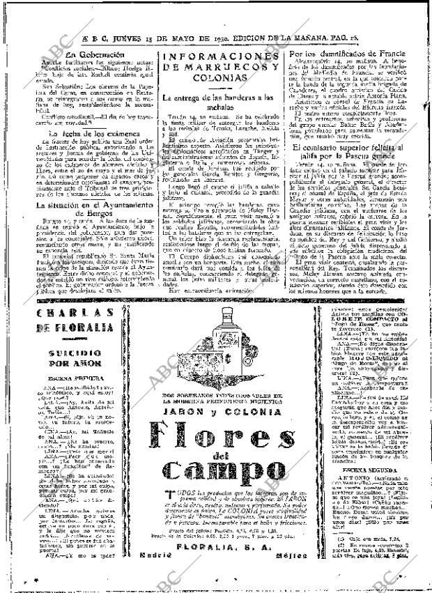 ABC MADRID 15-05-1930 página 16