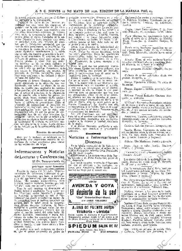 ABC MADRID 15-05-1930 página 23