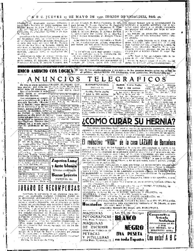 ABC SEVILLA 15-05-1930 página 40