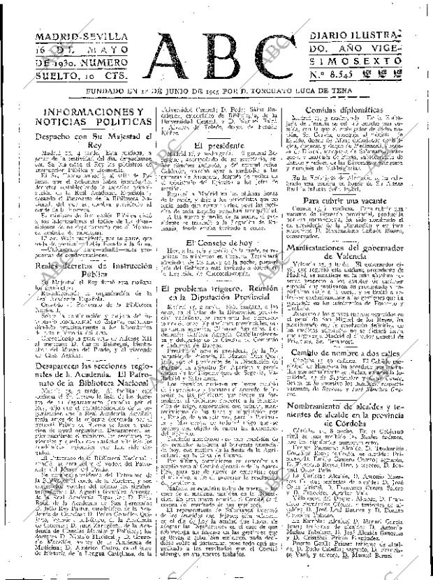 ABC SEVILLA 16-05-1930 página 15