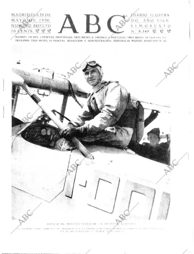 ABC MADRID 21-05-1930 página 1