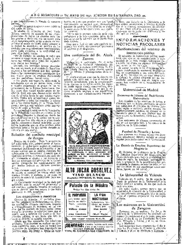 ABC MADRID 21-05-1930 página 22