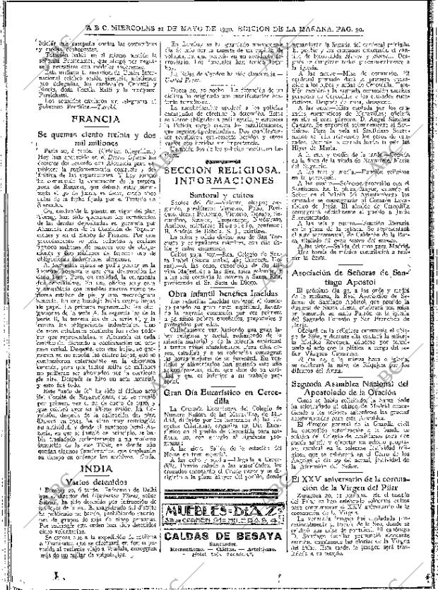 ABC MADRID 21-05-1930 página 30